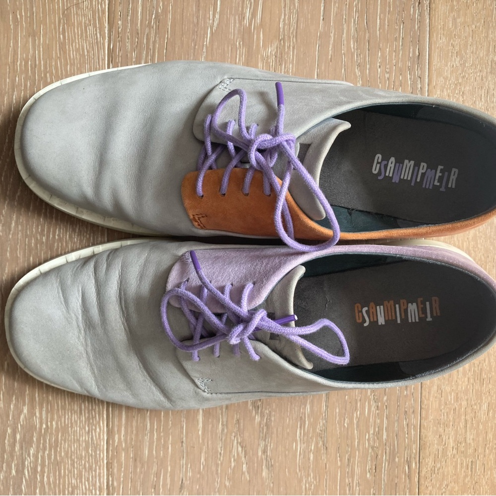 Camper Women’s Gray and Purple Casual Shoes